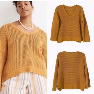 Madewell Golden Plume Seville pullover Sweater Size 2X NWOT